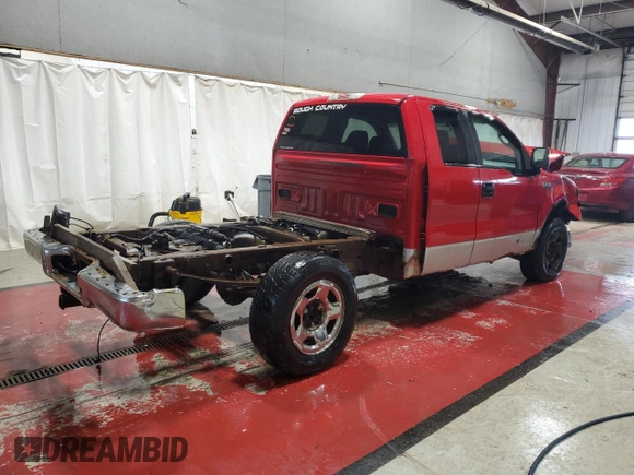 2005 Ford F-150 STX with VIN 1FTRX14W65NA43548, listed as a Copart auction lot 53293315 with Not Provided miles and Salvage Title. Bid and sale history available at carsss.com. Image 3.