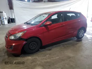 2013 Hyundai Accent GS with VIN KMHCT5AE8DU130713, listed as a Copart auction lot 59855295 with 185,307 mi miles and Clean title. Bid and sale history available at DreamBid. Image 1.