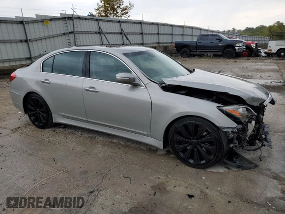 2012 Hyundai Genesis 5.0L R-Spec with VIN KMHGC4DH1CU203677, listed as a Copart auction lot 72848124 with 116,897 mi miles and Salvage Title. Bid and sale history available at carsss.com. Image 4.
