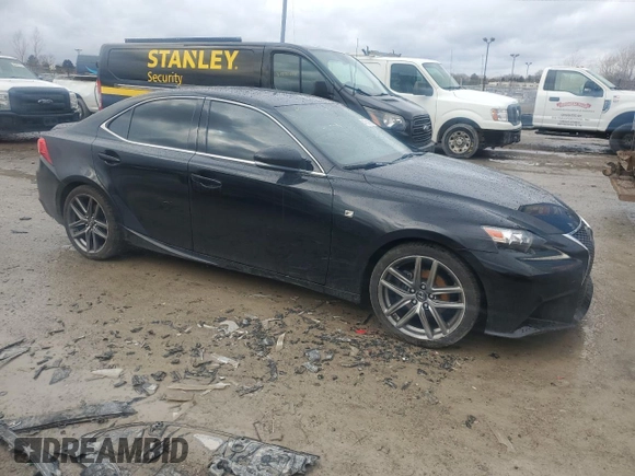 2015 Lexus IS 250 with VIN JTHBF1D28F5062278, listed as a Copart auction lot 47619275 with 122,500 mi miles and Salvage Title. Bid and sale history available at carsss.com. Image 4.