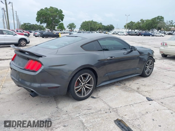2015 Ford Mustang V6 with VIN 1FA6P8AMXF5402714, listed as a IAAI auction lot 42400456 with 83,133 mi miles and . Bid and sale history available at DreamBid. Image 4.