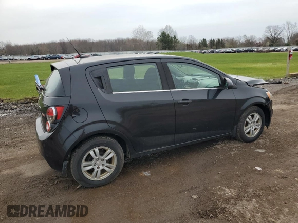 2014 Chevrolet Sonic LT with VIN 1G1JC6SB1E4241720, listed as a Copart auction lot 53123875 with 172,456 mi miles and Salvage Title. Bid and sale history available at carsss.com. Image 3.
