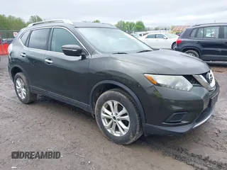 2015 Nissan Rogue SL with VIN 5N1AT2MV6FC879259, listed as a IAAI auction lot 42212957 with 182,212 mi miles and . Bid and sale history available at carsss.com. Image 1.
