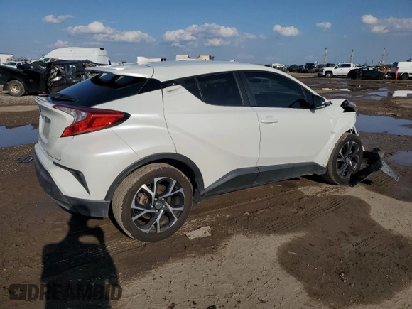 2018 Toyota C-HR XLE with VIN NMTKHMBX0JR011838, listed as a Copart auction lot 50457495 with 108,585 mi miles and Salvage Title. Bid and sale history available at carsss.com. Image 3.