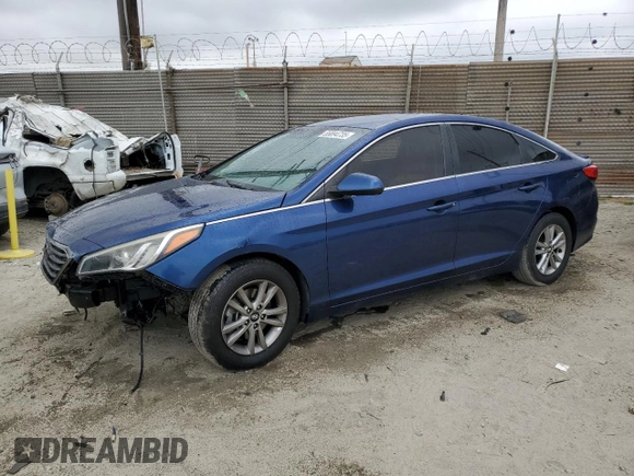 2015 Hyundai Sonata SE with VIN 5NPE24AF7FH150693, listed as a Copart auction lot 55894735 with 173,388 mi miles and Salvage Title. Bid and sale history available at DreamBid. Image 1.