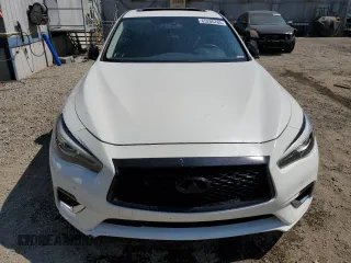 2020 Infiniti Q50 Luxe with VIN JN1EV7APXLM202372, listed as a Copart auction lot 65206765 with 45,788 mi miles and Salvage title. Bid and sale history available at DreamBid. Image 5.