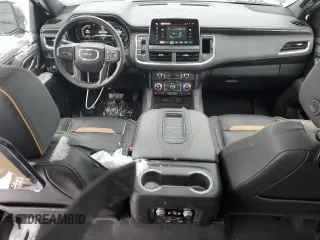 2023 GMC Yukon AT4 with VIN 1GKS2CKD4PR163281, listed as a Copart auction lot 44990525 with 54,966 mi miles and Salvage Title. Bid and sale history available at carsss.com. Image 8.