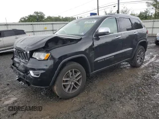 2019 Jeep Grand Cherokee Limited with VIN 1C4RJFBG1KC642827, listed as a Copart auction lot 57949625 with 80,424 mi miles and Salvage title. Bid and sale history available at DreamBid. Image 1.