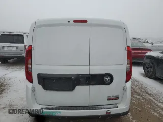 2022 Ram ProMaster City Cargo Tradesman with VIN ZFBHRFAB0N6X33216, listed as a Copart auction lot 89373425 with 72,737 mi miles and Salvage title. Bid and sale history available at DreamBid. Image 6.