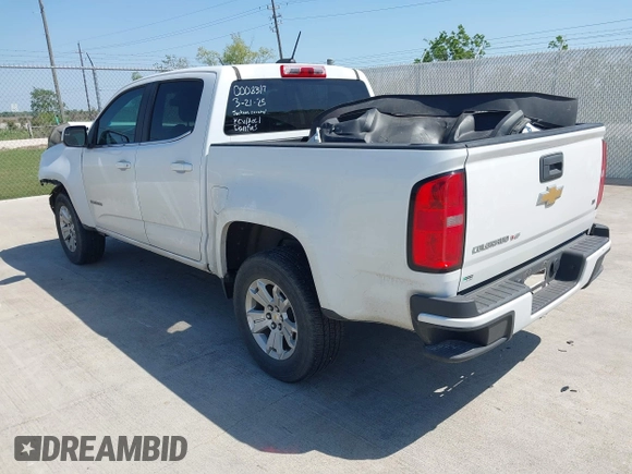 2019 Chevrolet Colorado 2WD LT with VIN 1GCGSCEN5K1120050, listed as a IAAI auction lot 42019498 with 88,659 mi miles. Bid and sale history available at carsss.com. Image 3.