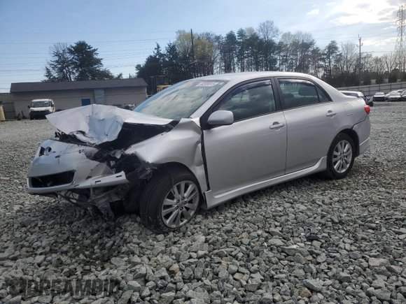 2009 Toyota Corolla with VIN 1NXBU40E89Z082576, listed as a Copart auction lot 50599915 with 208,305 mi miles and Salvage Title. Bid and sale history available at carsss.com. Image 1.