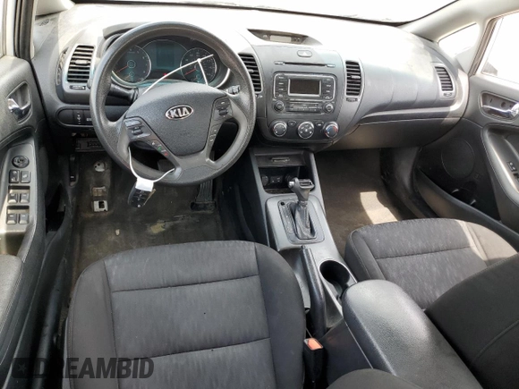 2016 Kia Forte LX with VIN KNAFK4A64G5493352, listed as a Copart auction lot 52154635 with 163,285 mi miles and Salvage Title. Bid and sale history available at carsss.com. Image 8.