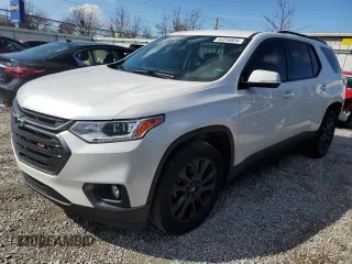2020 Chevrolet Traverse RS with VIN 1GNEVJKWXLJ214563, listed as a Copart auction lot 44316534 with 56,963 mi miles. Bid and sale history available at carsss.com. Image 1.