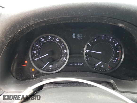2012 Lexus IS 250 C with VIN JTHFF2C23C2524901, listed as a Copart auction lot 53550135 with 67,652 mi miles and Salvage title. Bid and sale history available at DreamBid. Image 9.