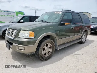 2003 Ford Expedition Eddie Bauer with VIN 1FMFU17L43LB97354, listed as a Copart auction lot 55065595 with 312,676 mi miles and Salvage title. Bid and sale history available at DreamBid. Image 1.