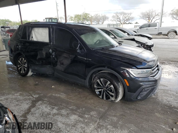 2024 Volkswagen Tiguan S с VIN 3VVRB7AX8RM202635, выставлен на аукционе Copart как лот 54841155 с пробегом Не указан миль и На запчасти • Non repairable. История ставок и продаж доступна на DreamBid. Изображение 4.