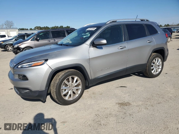 2015 Jeep Cherokee Limited with VIN 1C4PJMDS7FW702966, listed as a Copart auction lot 47871285 with 97,893 mi miles and Salvage Title. Bid and sale history available at carsss.com. Image 1.