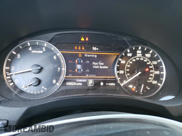 2022 Infiniti QX50 Pure with VIN 3PCAJ5AB5NF120898, listed as a Copart auction lot 69460483 with 10,424 mi miles and . Bid and sale history available at DreamBid. Image 9.