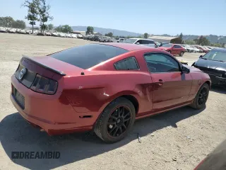 2014 Ford Mustang V6 with VIN 1ZVBP8AM5E5217295, listed as a Copart auction lot 61472765 with 141,580 mi miles and Salvage title. Bid and sale history available at DreamBid. Image 3.