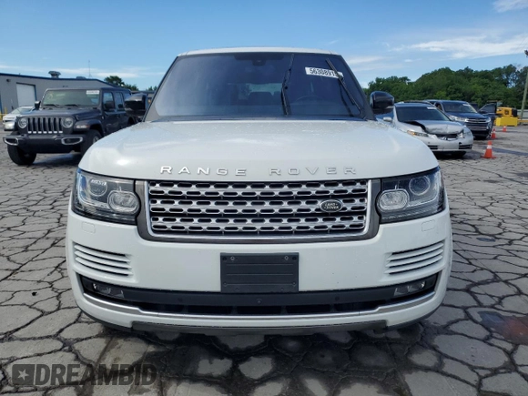 2016 Land Rover Range Rover Supercharged with VIN SALGS3EF7GA294954, listed as a Copart auction lot 56308915 with 97,375 mi miles and Clean title. Bid and sale history available at DreamBid. Image 5.