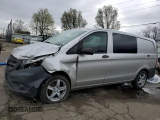2018 Mercedes-Benz Metris Cargo with VIN WD3PG2EA0J3410329, listed as a Copart auction lot 51676065 with 104,670 mi miles and Salvage Title. Bid and sale history available at carsss.com. Image 1.