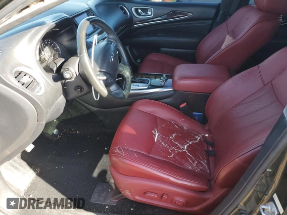 2013 Infiniti JX35 with VIN 5N1AL0MN1DC311938, listed as a Copart auction lot 70656364 with 131,258 mi miles and Salvage Title. Bid and sale history available at carsss.com. Image 7.