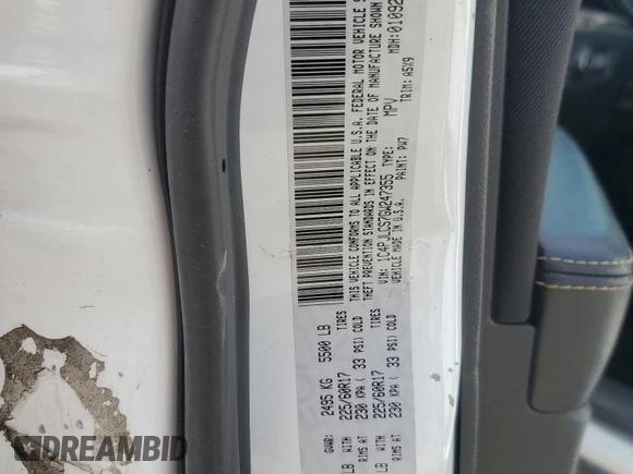2016 Jeep Cherokee Latitude with VIN 1C4PJLCS7GW247355, listed as a Copart auction lot 63222185 with 190,831 mi miles and Salvage title. Bid and sale history available at DreamBid. Image 12.