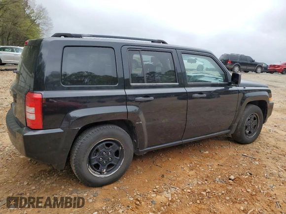 2007 Jeep Patriot Sport with VIN 1J8FT28W37D378394, listed as a Copart auction lot 51104535 with 196,748 mi miles and Salvage Title. Bid and sale history available at DreamBid. Image 3.
