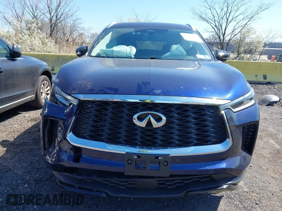 2023 Infiniti QX60 Luxe z VIN 5N1DL1FS3PC358124, wystawiony jako IAAI lot #41985237 z przebiegiem 17 259 mil mil oraz . Historia ofert i sprzedaży dostępna na DreamBid. Obrazek 12.