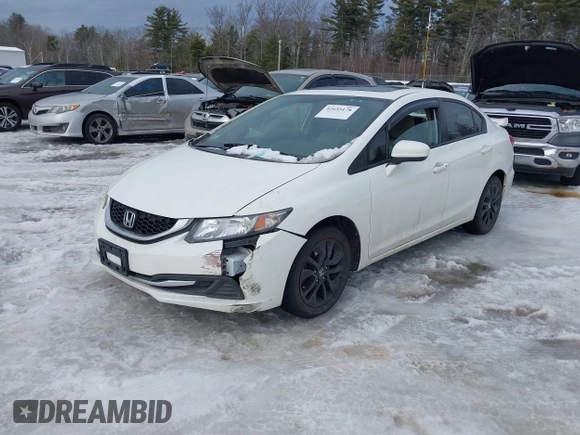 2015 Honda Civic EX with VIN 2HGFB2F86FH533408, listed as a IAAI auction lot 41655178 with 150,789 mi miles and . Bid and sale history available at carsss.com. Image 18.