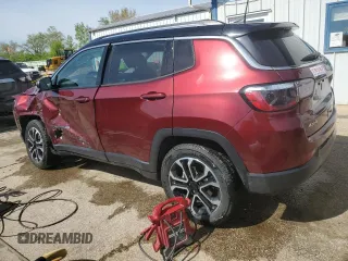 2022 Jeep Compass High Altitude with VIN 3C4NJDCB8NT159432, listed as a Copart auction lot 55251045 with 39,313 mi miles and Salvage title. Bid and sale history available at DreamBid. Image 2.