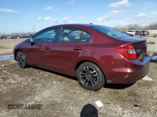 2012 Honda Civic EX-L with VIN 19XFB2F92CE022759, listed as a Copart auction lot 51343545 with 135,540 mi miles and Salvage Title. Bid and sale history available at DreamBid. Image 2.
