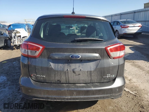 2018 Ford C-Max SE with VIN 1FADP5AU3JL104287, listed as a Copart auction lot 44197925 with 59,208 mi miles and Salvage Title. Bid and sale history available at carsss.com. Image 6.