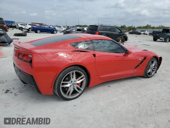 2016 Chevrolet Corvette Z51 2LT z VIN 1G1YK2D72G5117987, wystawiony jako Copart lot #47851905 z przebiegiem 20 942 mil mil oraz Szkoda całkowita • Salvage title. Historia ofert i sprzedaży dostępna na DreamBid. Obrazek 3.