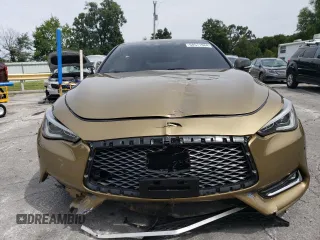 2017 Infiniti Q60 Red Sport 400 with VIN JN1FV7EK4HM610568, listed as a Copart auction lot 68571684 with 37,121 mi miles and Salvage Title. Bid and sale history available at carsss.com. Image 5.