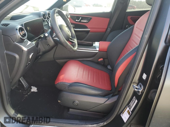 2024 Mercedes-Benz GLC with VIN W1NKJ4HB4RF091313, listed as a Copart auction lot 46849035 with 0 mi miles and Salvage Title. Bid and sale history available at carsss.com. Image 7.