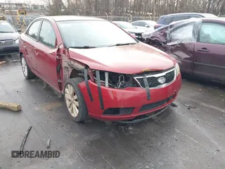 2011 Kia Forte SX with VIN KNAFW4A36B5387987, listed as a IAAI auction lot 41421863 with 157,305 mi miles. Bid and sale history available at carsss.com. Image 6.