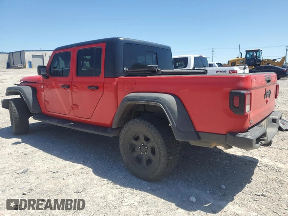2020 Jeep Gladiator Sport S with VIN 1C6JJTAG7LL206022, listed as a Copart auction lot 57364825 with 89,267 mi miles and Salvage title. Bid and sale history available at DreamBid. Image 2.
