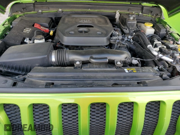 2018 Jeep Wrangler Unlimited Sport S with VIN 1C4HJXDN8JW248638, listed as a Copart auction lot 56408975 with 34,349 mi miles and Salvage title. Bid and sale history available at DreamBid. Image 12.