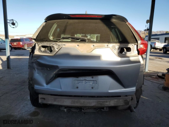 2017 Honda CR-V LX with VIN 7FARW5H38HE006955, listed as a Copart auction lot 84909894 with 180,321 mi miles and Salvage Title. Bid and sale history available at carsss.com. Image 6.