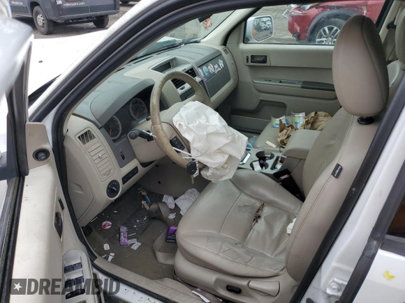 2008 Ford Escape Hybrid with VIN 1FMCU59H48KC33656, listed as a Copart auction lot 48506585 with 166,880 mi miles and Salvage title. Bid and sale history available at DreamBid. Image 8.