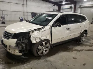 2015 Chevrolet Traverse LTZ with VIN 1GNKVJKD3FJ212675, listed as a Copart auction lot 49796595 with 157,166 mi miles and Salvage Title. Bid and sale history available at DreamBid. Image 1.