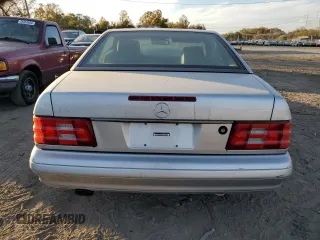 1999 Mercedes-Benz SL-Class with VIN WDBFA68F7XF178125, listed as a Copart auction lot 77404164 with 0 mi miles and Clean Title. Bid and sale history available at carsss.com. Image 6.