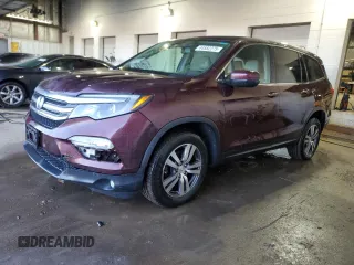 2016 Honda Pilot EX-L with VIN 5FNYF6H50GB124818, listed as a Copart auction lot 44582275 with 149,708 mi miles and Salvage Title. Bid and sale history available at carsss.com. Image 1.