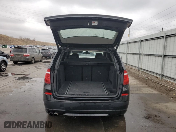 2013 BMW X3 xDrive28i with VIN 5UXWX9C50D0A14411, listed as a Copart auction lot 48169035 with 102,176 mi miles and Salvage Title. Bid and sale history available at carsss.com. Image 6.