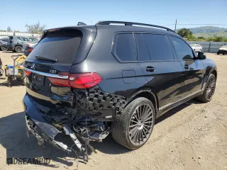 2022 BMW X7 ALPINA XB7 with VIN 5UXCX6C12N9K10388, listed as a Copart auction lot 53538064 with 34,939 mi miles and Salvage Title. Bid and sale history available at carsss.com. Image 3.