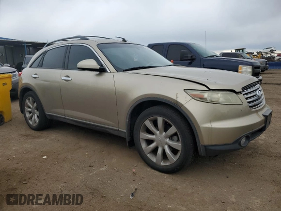 2003 Infiniti FX Options with VIN JNRBS08W83X404722, listed as a Copart auction lot 55863955 with 215,432 mi miles and Clean Title. Bid and sale history available at DreamBid. Image 4.