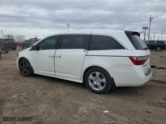 2013 Honda Odyssey Touring with VIN 5FNRL5H92DB007800, listed as a Copart auction lot 50518975 with 164,485 mi miles and Salvage Title. Bid and sale history available at carsss.com. Image 2.