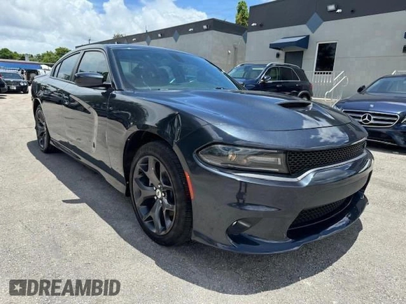2019 Dodge Charger GT with VIN 2C3CDXHG5KH608580, listed as a Copart auction lot 54844585 with 92,314 mi miles and Non Repairable. Bid and sale history available at DreamBid. Image 4.