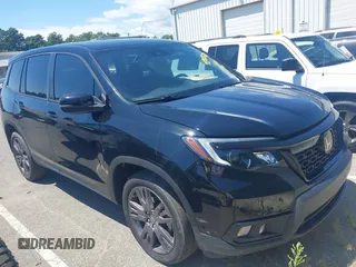 2021 Honda Passport EX-L with VIN 5FNYF8H58MB040933, listed as a IAAI auction lot 42826229 with 65,029 mi miles and . Bid and sale history available at DreamBid. Image 1.